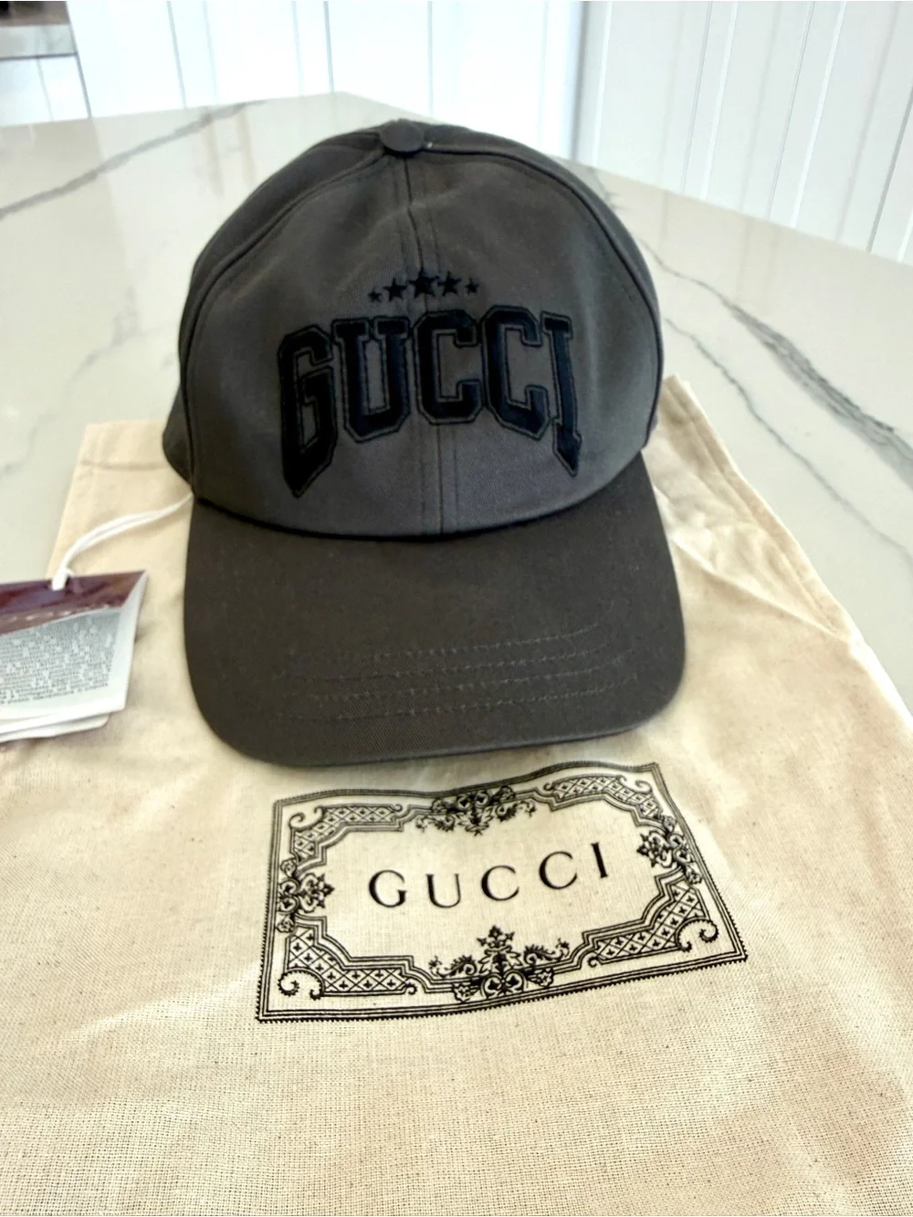 Gucci Logo Embroidered Baseball Hat
